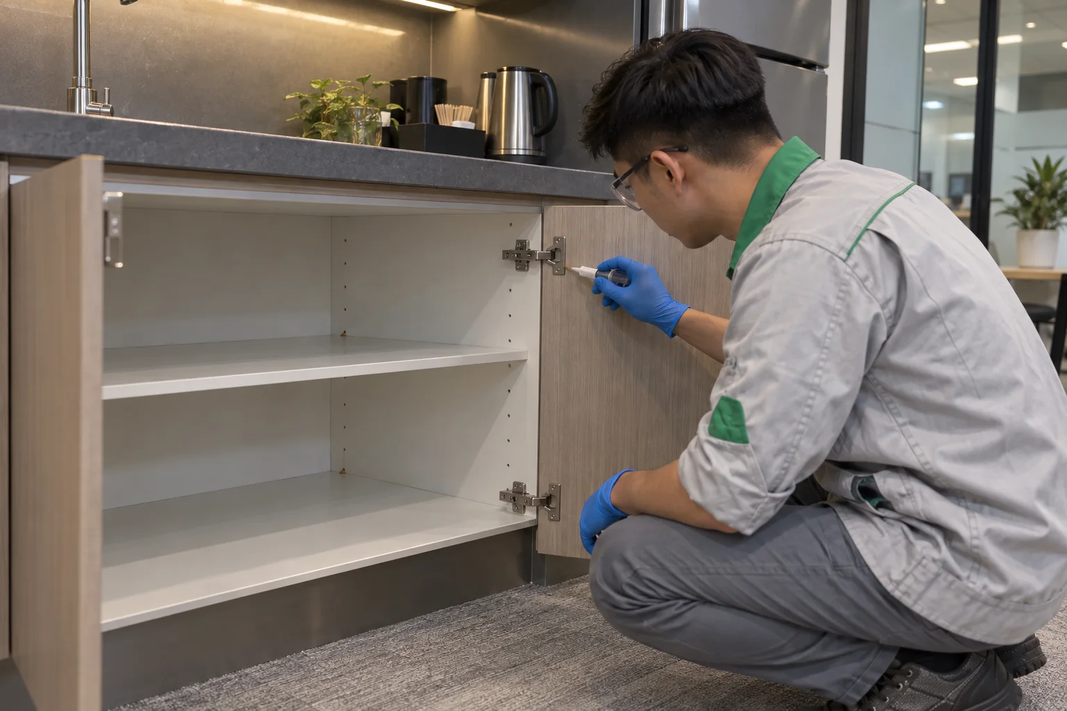 Gián ẩn náu ở đâu: mười điểm cần soi khi kiểm mặt bằng