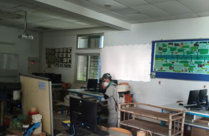 Xử lý côn trùng tại khu vực sản xuất của nhà xưởng